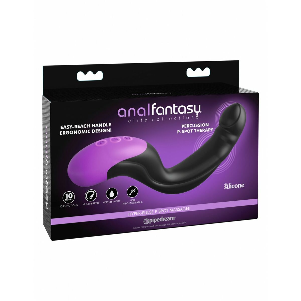 Prostata-Massagegerät Pipedream Schwarz